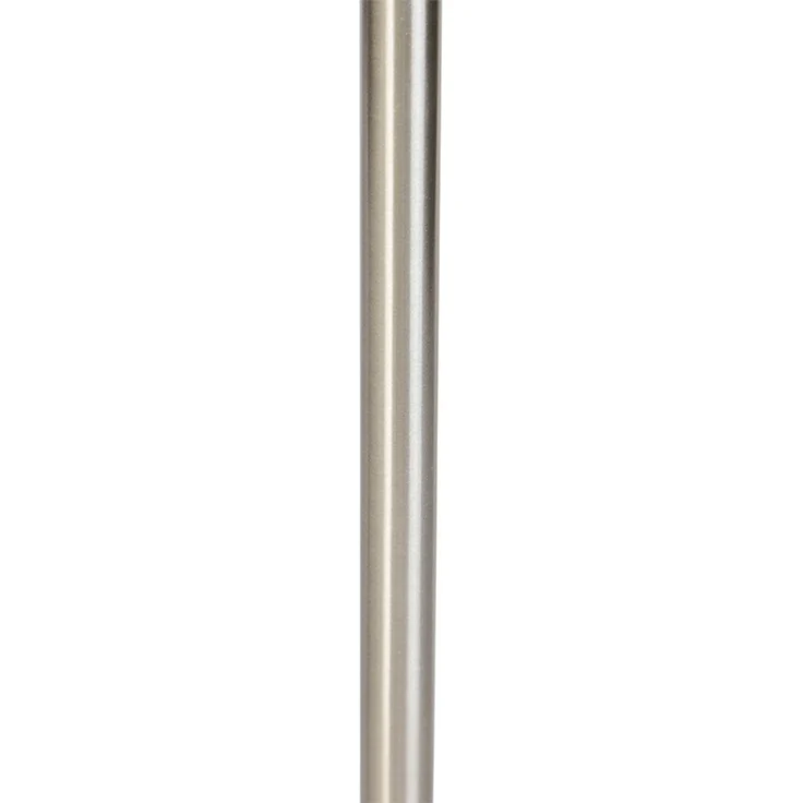 Qazqa Stehlampe Simplo, ohne Leuchtmittel, E27, Stahl, Modern, Stahl, 1-flammig – Bild 2