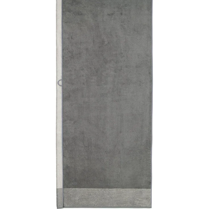 Cawö Luxury Home Handtücher Two-Tone 590 77 Schiefer Anthrazit, Saunatuch 80x200 cm – Bild 3