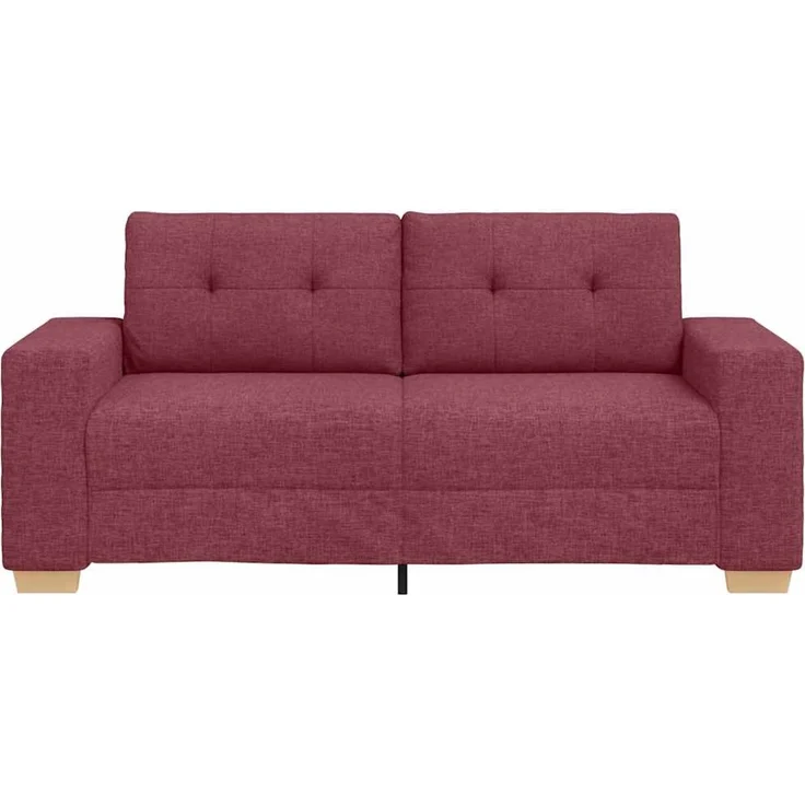 vidaXL Loveseat-Sofa Weinrot 140 cm Stoff 4105081 – Bild 3