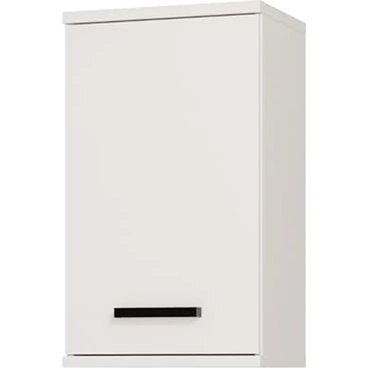 Forte VERIS Hängeschrank 40, moderner Badezimmerschrank, 1-türig, Kontrastgriff, Wandmontage, Holzwerkstoff, Kaschmir Beige, 40,2 cm breit x 68,8 cm hoch x 29 cm tief – Bild 8