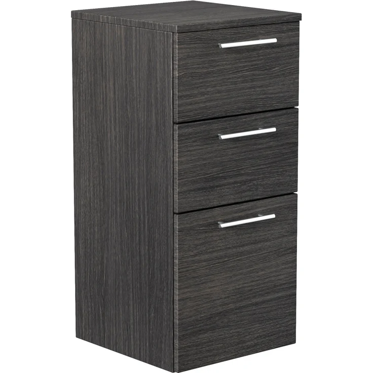 Midischrank 75cm Anthrazit gemasert : Anthrazit gemasert – Bild 1