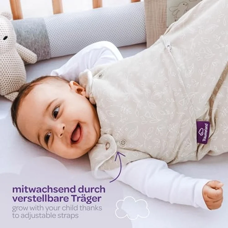 Träumeland Babyschlafsack LIEBMICH 3tlg. Set Carota Größe 62/68 – Bild 5