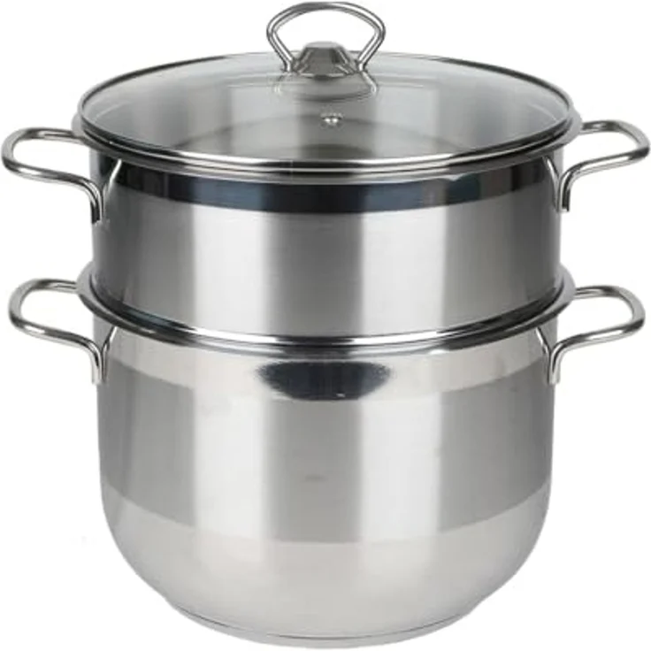 Urban Living 8 Liter Couscous-Topf Ø 24 cm Edelstahl Kochtopf 31321 – Bild 4