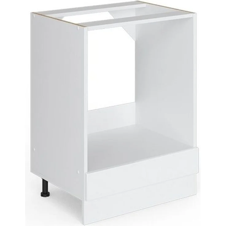 Herdumbauschrank R-Line Weiß Hochglanz 60 cm ohne Arbeitsplatte Vicco – Bild 4