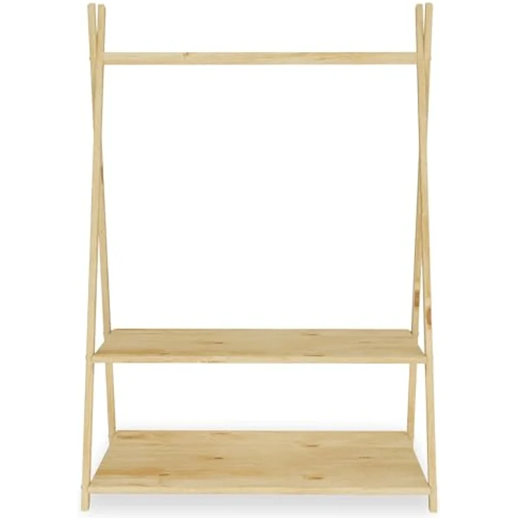 IDIMEX Kinderkleiderschrank DANILO Kindergarderobe freistehend Ablage Tipidesign – Bild 5