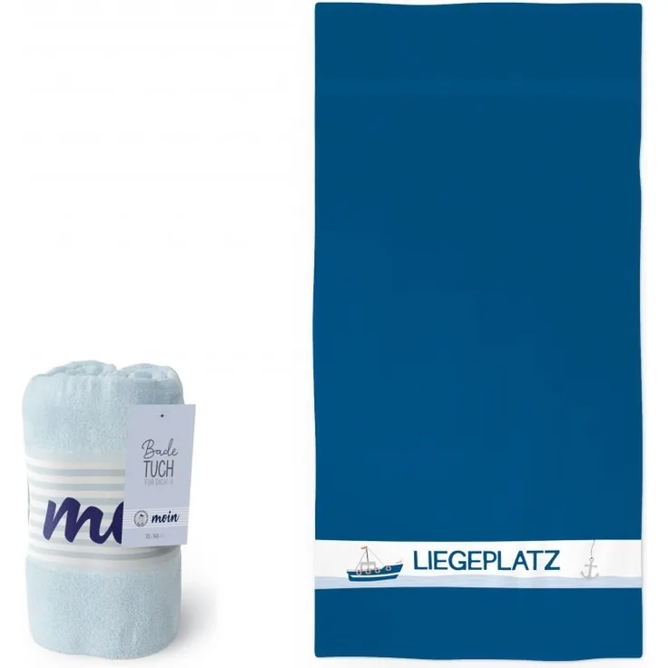 Strandtuch Badetuch Duschtuch Handtuch 70x140 la vida LIEGEPLATZ 379821