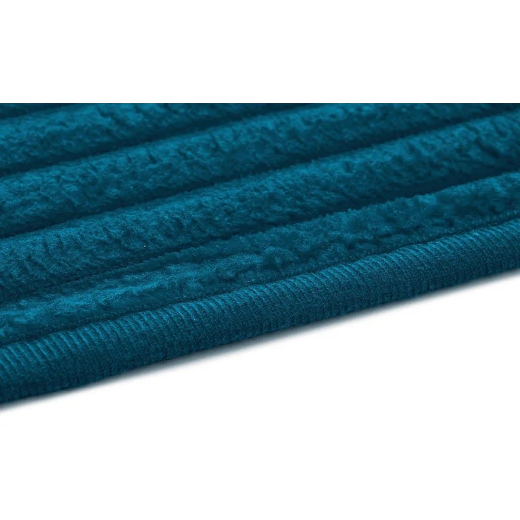Gözze Badematte Berlin, Höhe 7 mm, rutschhemmend beschichtet, fußbodenheizungsgeeignet, Polyester, rechteckig, Badteppich, Uni Farben, Cord Optik, waschbar – Bild 4