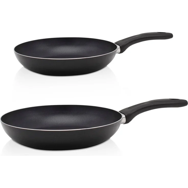 Krüger Pfannen-Set Aluminium Pfannen-Set DELPHI 2 tlg. (16 + 24 cm), Aluminium (Set, 2-tlg, 1x Bratpfanne Ø 16 cm (H. 4,5 cm), 1x Bratpfanne Ø 24 cm (H. 4,5 cm) – Bild 5