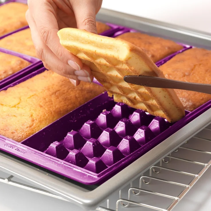 Betty Bossi Backform Waffelform (2er-Set), (2-tlg), Silikon – Bild 3