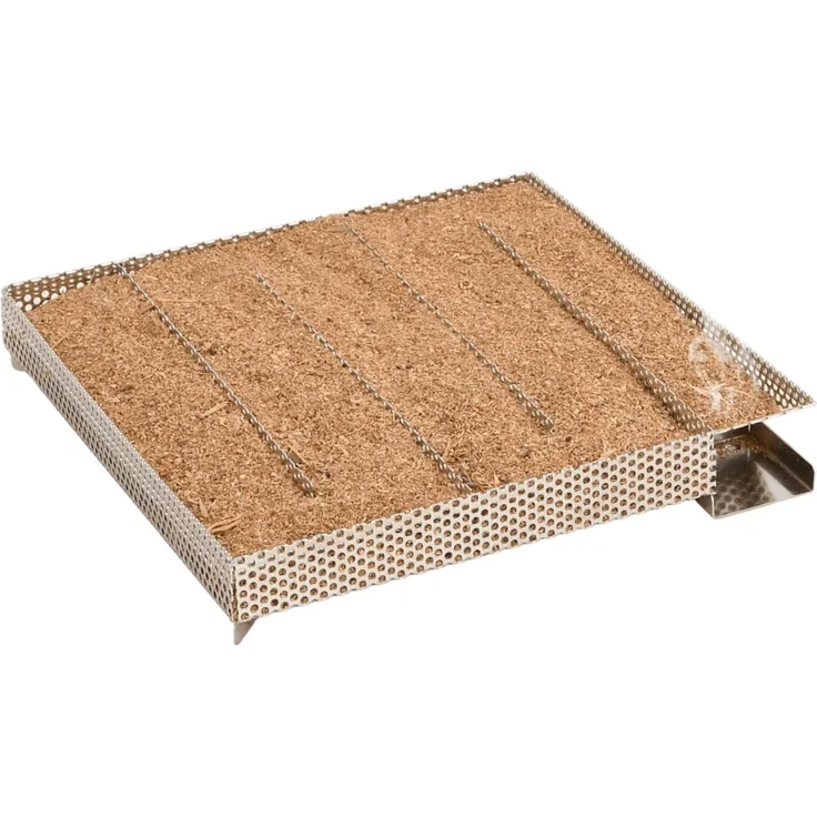 vidaXL Räucherofen mit Kaltrauchgenerator, Verzinkter Stahl, 44,5 x 29 x 83 cm, 15.57 kg, ohne Glasfenster – Bild 11