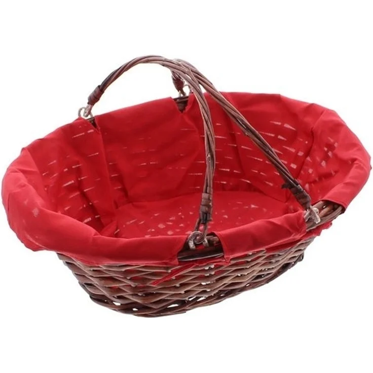 Füllkorb Flechtkorb Einkaufskorb Flaschenkorb Korb Weidekorb natur Bügelkorb – Bild 4