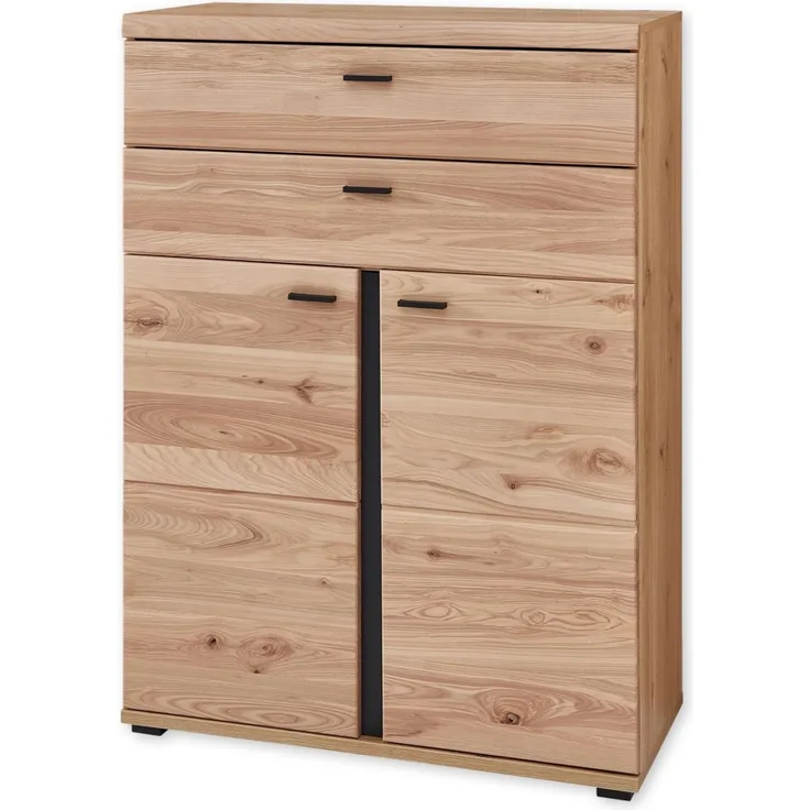 Kommode Sonos , Holz, Holzwerkstoff , Holzfarben , 90 x 124 x 38 cm