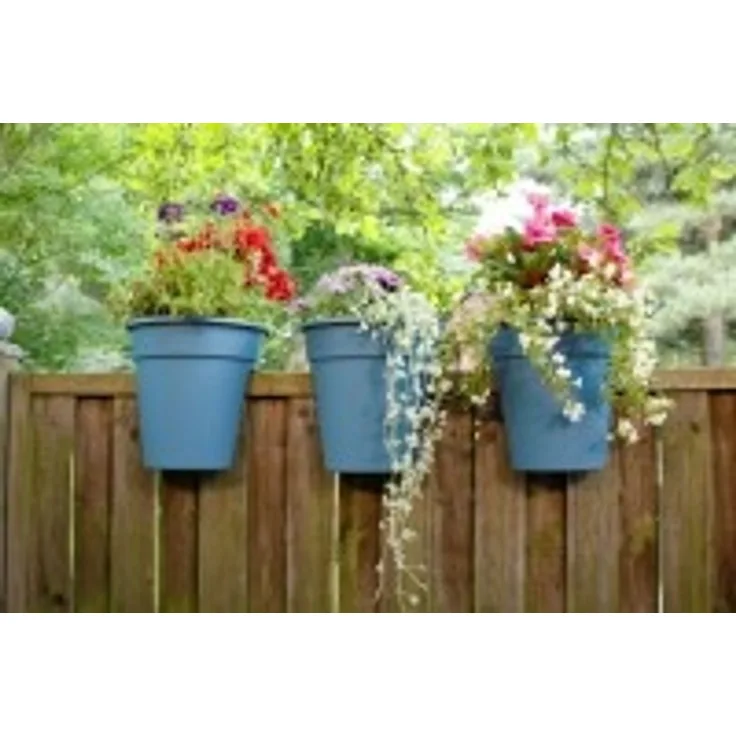 Flowerclip Blumentöpfe, 3er Set, meerblau