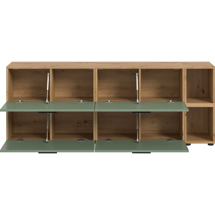 The One Wohnkombination in Smoke Green Nachbildung – Bild 3