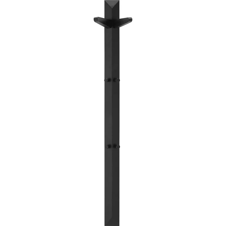 BANTRY Garderobenpaneel - Rund 40 cm / Eiche schwarz gebeizt / ohne Ablage – Bild 19