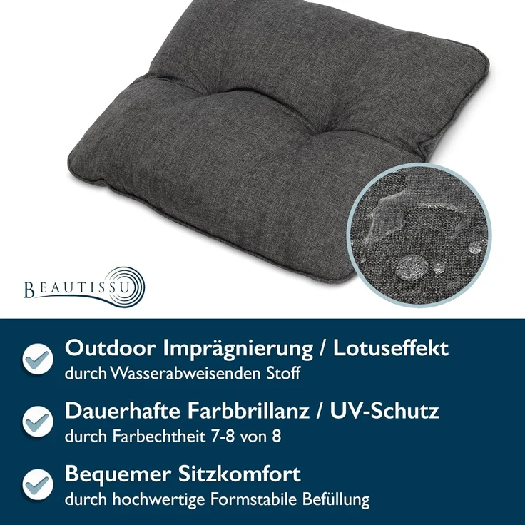 Beautissu Sitzkissen, Beautissu Beauflair Loungekissen – Bild 2