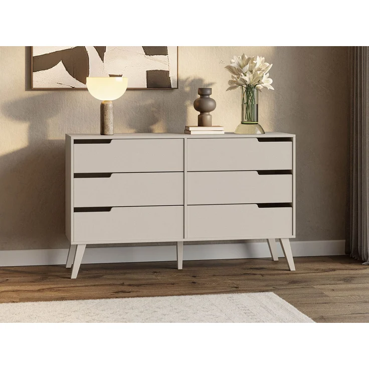 Kommode Nedila 6S (Farbe: Cashmere) – Bild 2