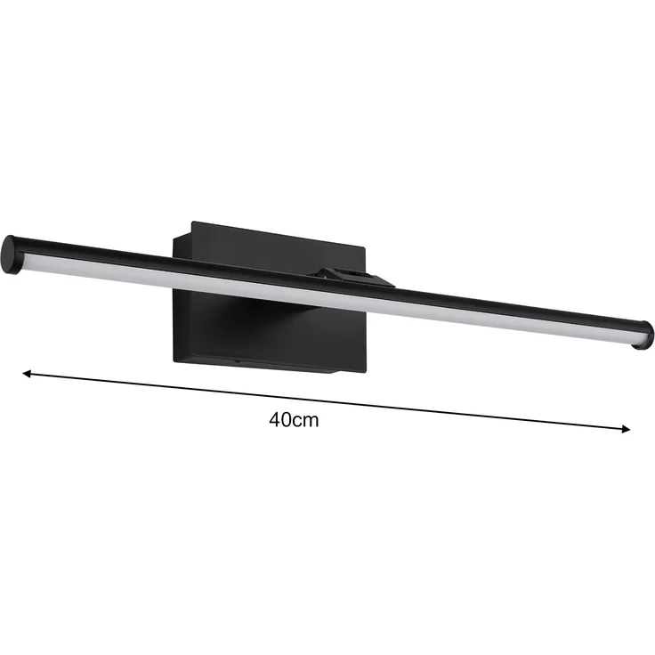Akku Bilderlampe Schwarz kabellos zum Kleben, Breite 40cm – Bild 4