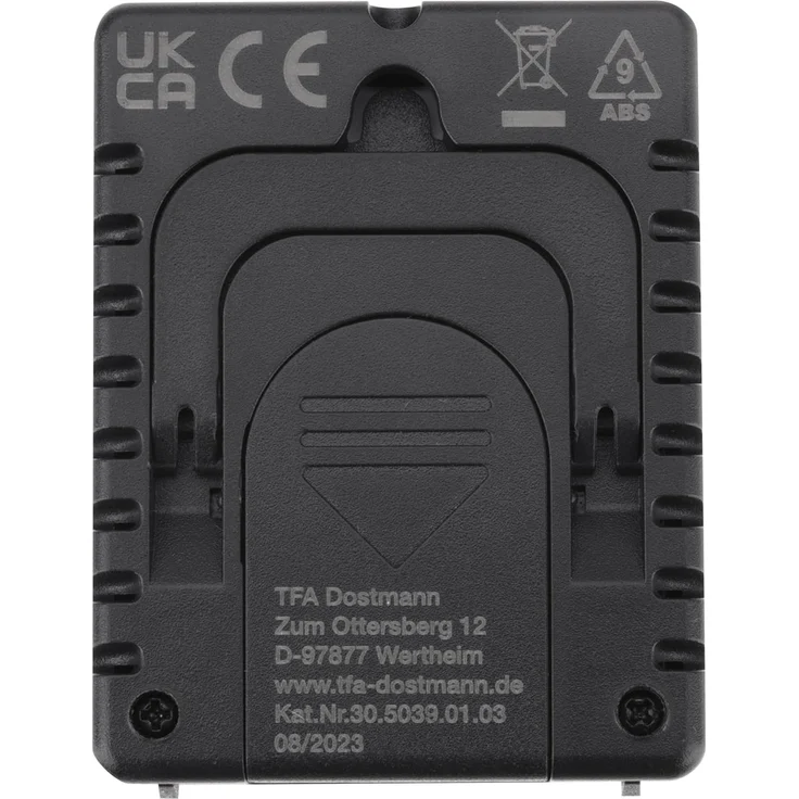TFA Dostmann Digitales Mini Thermo- Hygrometer, 3er-Set, 30.5039.01.03, Raumthermometer, Temperatur und Luftfeuchtigkeitsmessgerät, Smiley Komfortzone, Raumklimakontrolle, batteriebetrieben, schwarz – Bild 4