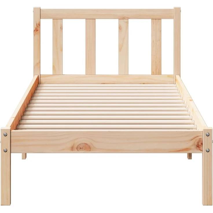 vidaXL Massivholzbett Extra Lang ohne Matratze 100x210 cm Kiefernholz 852432 – Bild 4