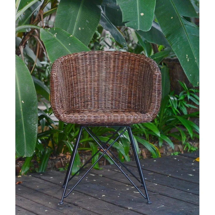 Echt Rattan Sessel Paris – Bild 5