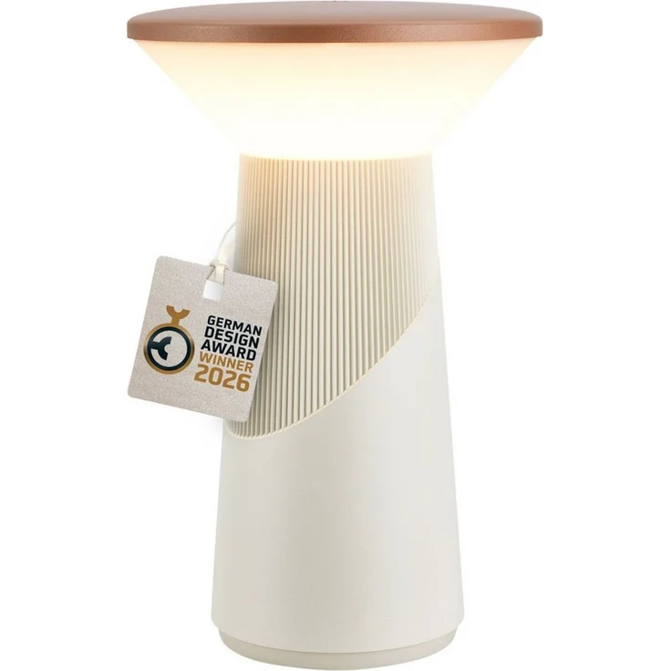Briloner Leuchten LED Tischleuchte PILIA, LED wechselbar, Warmweiß, 15x24 cm, Akku tauschbar, Indoor/Outdoor, Wohnzimmer, Balkon – Bild 5