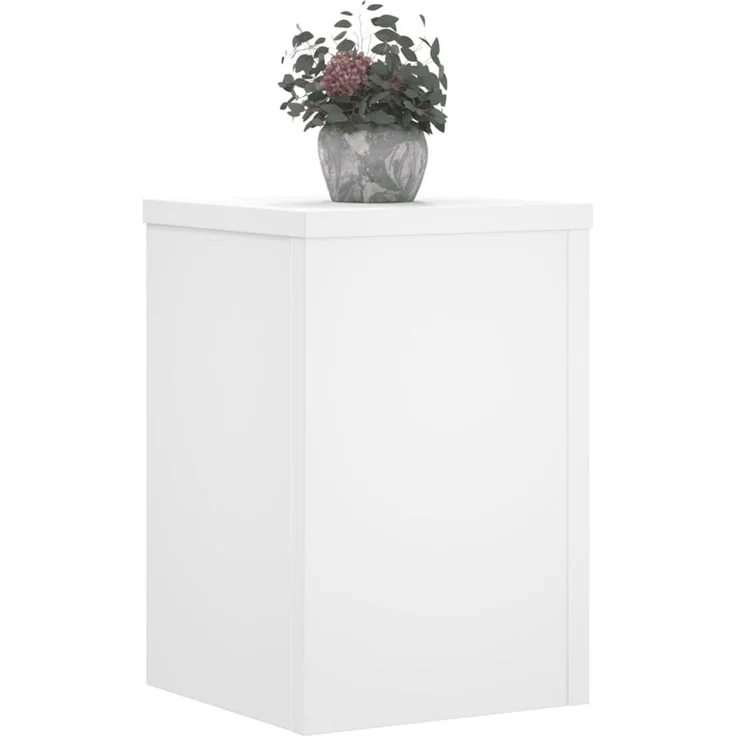 vidaXL Pflanzenständer 2 Stk. Weiß 25x25x35 cm Holzwerkstoff 852906 – Bild 8