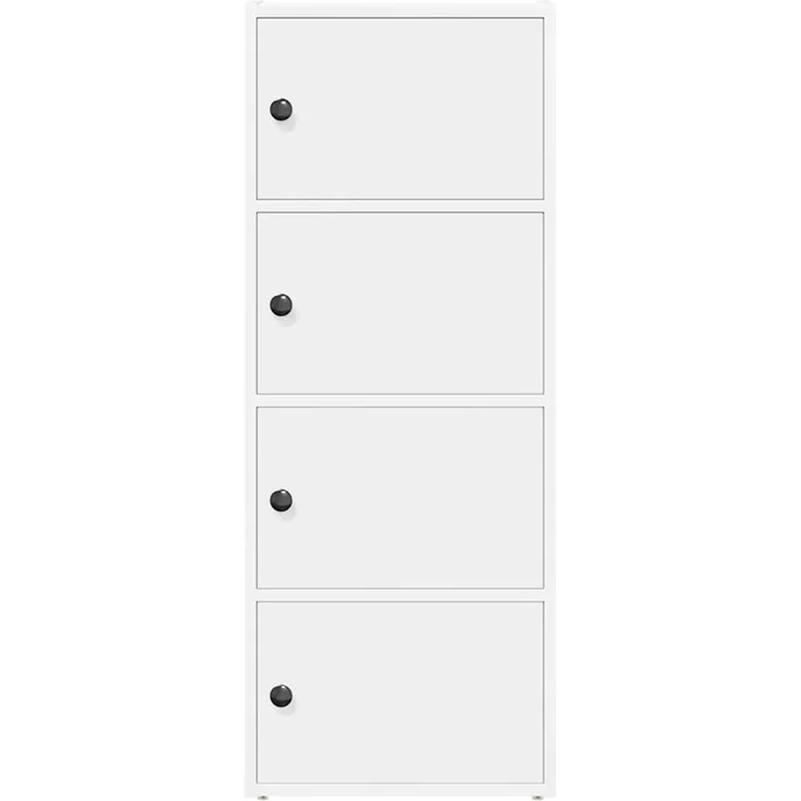 vidaXL Bücherregal Weiß 40x24x102 cm Holzwerkstoff 860373 – Bild 4