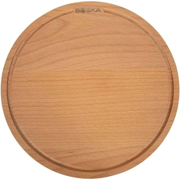 Boska Pizzabrett Amigo M, Pizza-Servierbrett, Buchenholz, Braun, 29 cm, 320536
