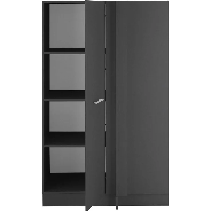 Laundreezy Eckschrank Laundreezy, Eckschrank BxHxT 100x162x68 cm (1-St) Breite 100cm, Tür L/R montierbar, Softclose-Funktion – Bild 4