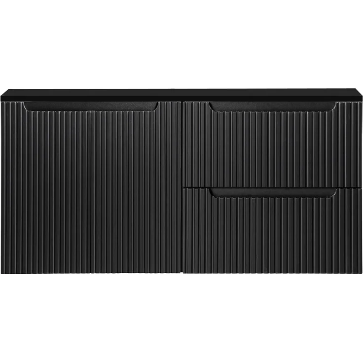 Doppelwaschtisch-Unterschrank 120cm, schwarz, NEWPORT-56-BLACK – Bild 2