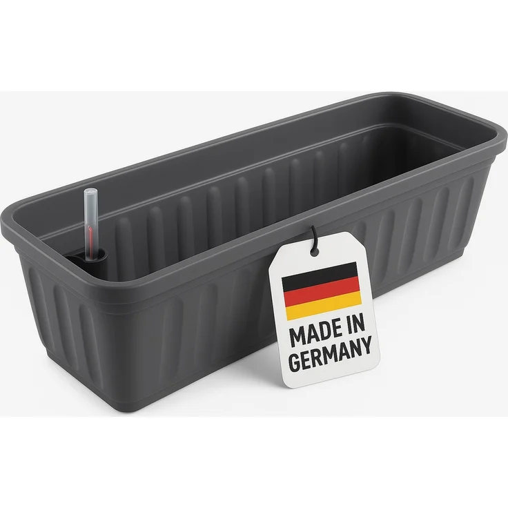 Alpfa Blumenkasten mit Wasserspeicher Balkonkasten 60cm - 100cm – Bild 1