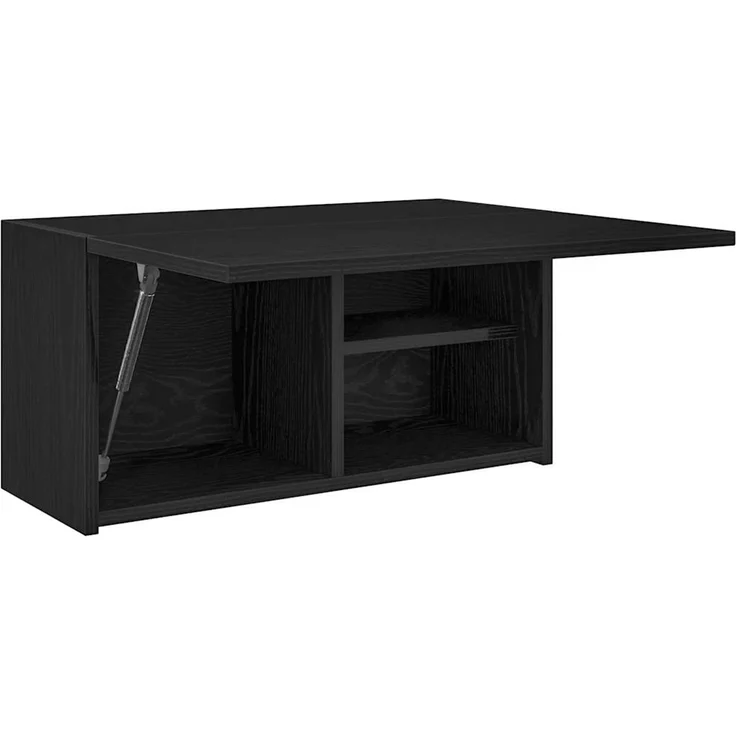 vidaXL Bad-Wandschrank Schwarz 60x25x30 cm Holzwerkstoff 860059 – Bild 5