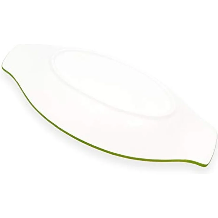 Lashuma Servierplatte Marienkäfer Zitrone, Keramik, (1-tlg), Handgemachte Salatplatte mit Rand 38x19 cm – Bild 4
