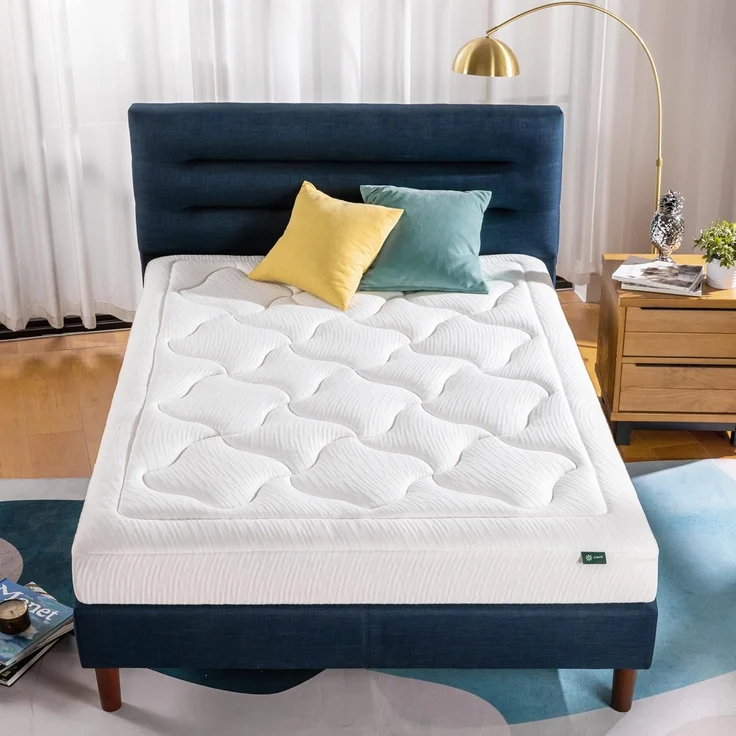 Zinus Matratze aus Memory-Schaum Cloud, Memory Foam, Weiß, 120x190 cm – Bild 8