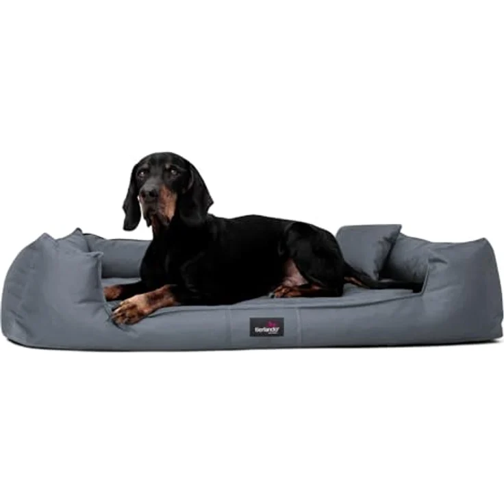 GOOFY Orthopädisches Hundebett - 06 Grau, 130x100cm – Bild 2
