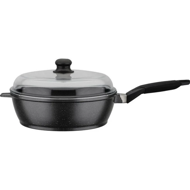 GSW Schmorpfanne Titanium Granit, Aluminiumguss (1-tlg), Induktion – Bild 2
