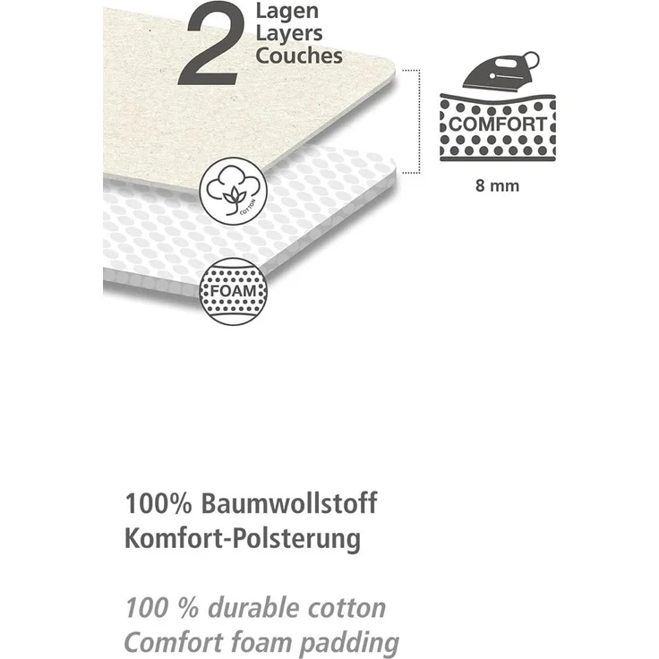 Bügelbrett 120x42 cm, ADVANCE, WENKO – Bild 3