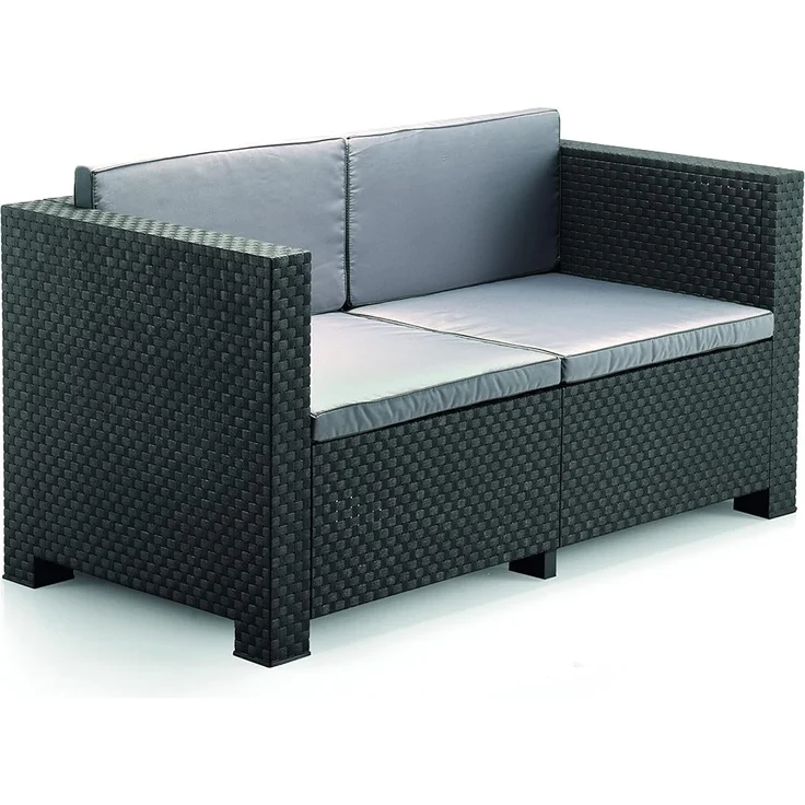 Shaf - Diva | Lounge Gartenmöbel Set 4 Personen | Balkonmöbel Set für Terrasse oder Garten - Graphit – Bild 6
