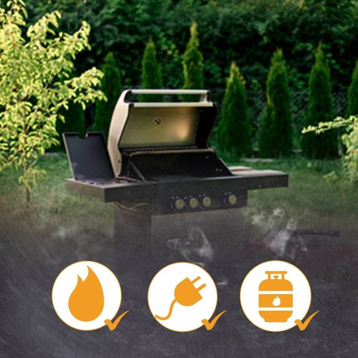 CLP Gusseisen Grillrost Set,schwarz 44,5x30,3 cm – Bild 5