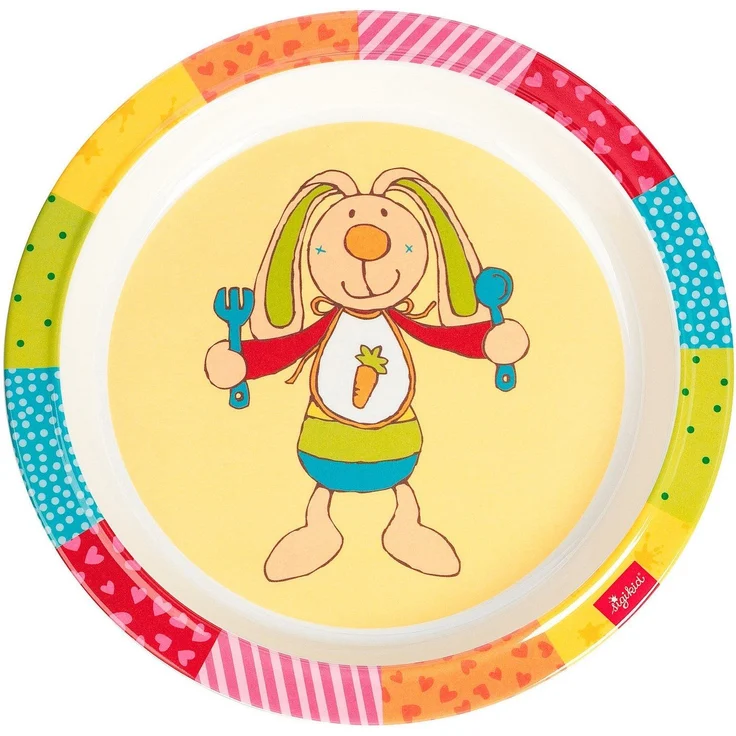 Sigikid Teller Kinderbunt, Hase Rainbow Rabbit – Bild 1