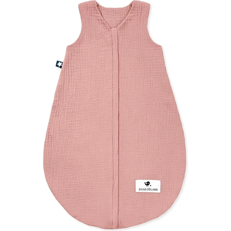 Julius Zöllner Baby Sommerschlafsack Musselin dusty rose 60 cm