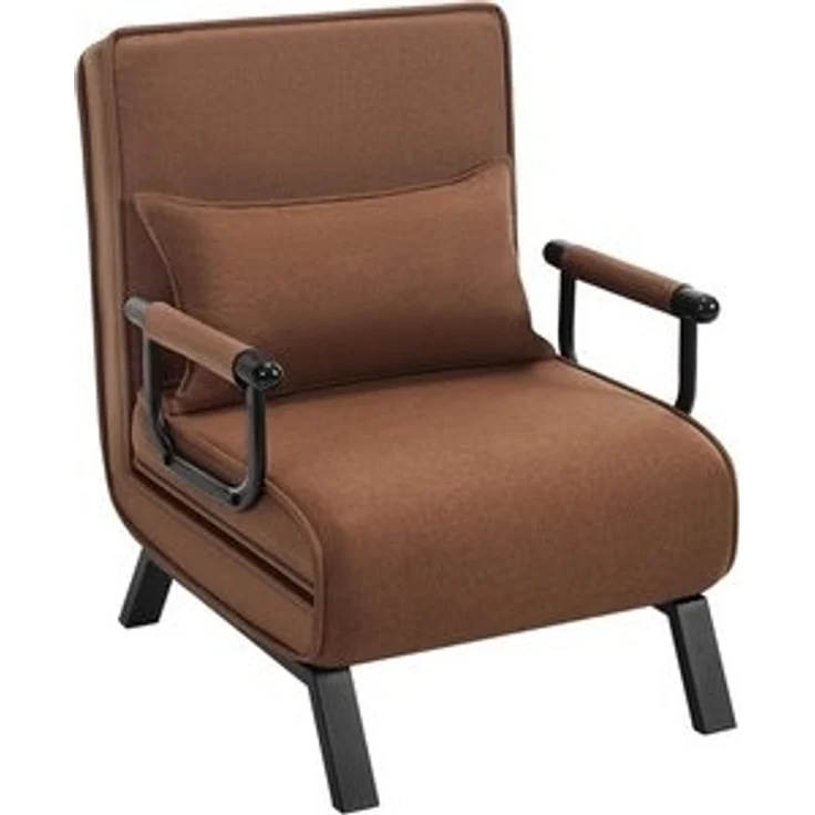 Woltu Schlafsofa, 1 Teile, Schlafsessel 3 in 1, mit Bettfunktion, Sofabett Gästebett – Bild 6