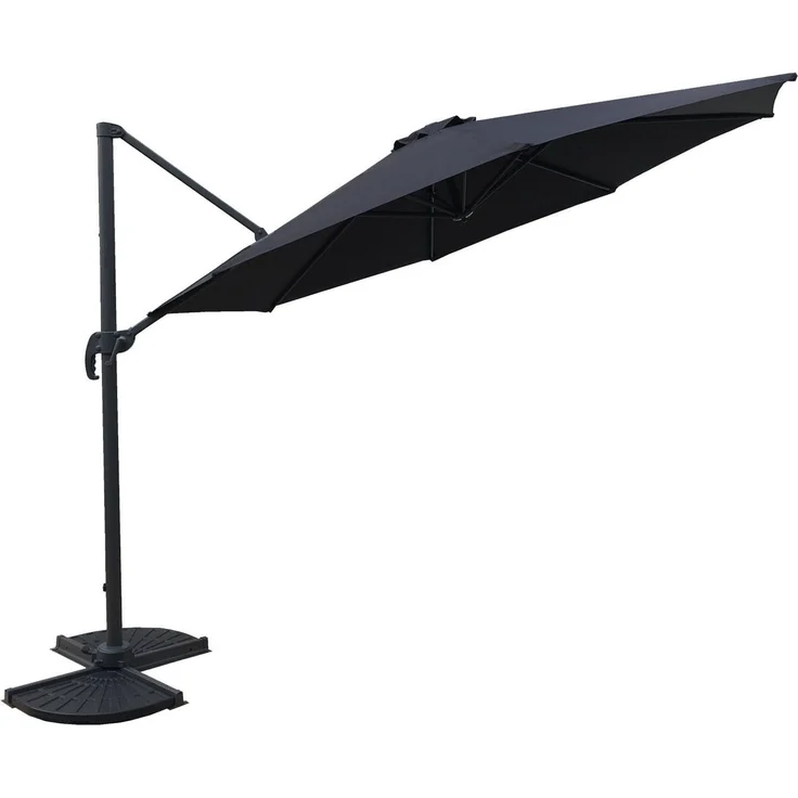 Garden Pleasure Ampelschirm, Deluxe-Ø 300 cm, anthrazit – Bild 5