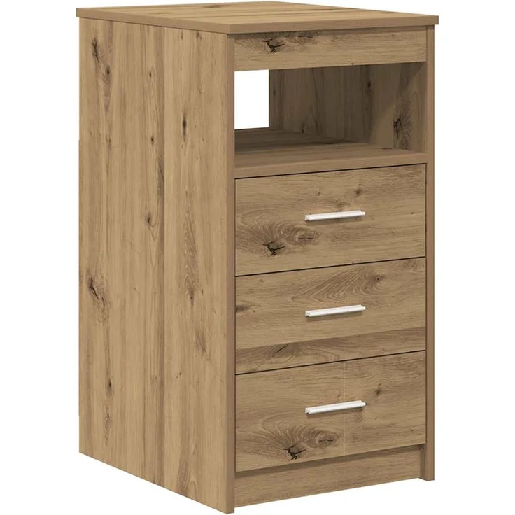 vidaXL Schreibtisch mit Schrank Artisan Oak Engineered Wood 3328552 – Bild 4