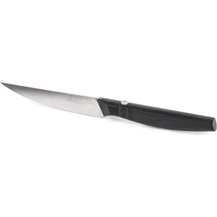 Peugeot Paris Bistro Steakmesser, Küchen Messer, Küchenmesser, Edelstahl / Kunststoff, Schwarzer Griff, 11 cm, 50108
