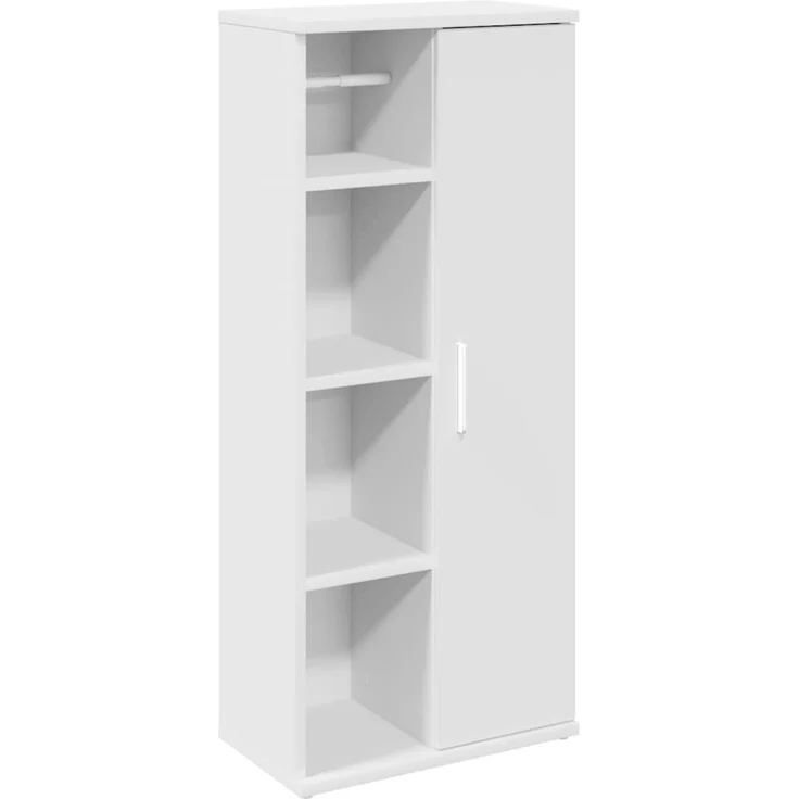 vidaXL Badezimmerschrank mit Rollenhalter Weiß 39x22x90 cm 858524 – Bild 6