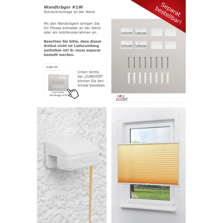 Lysel - Qualitätsplissee Crush Tageslicht apricot - Plissee in der Größe (Bx H) 120cm * 130cm – Bild 10