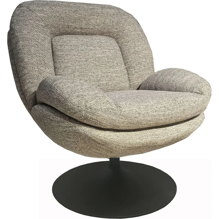 LC Home Sessel »Madison« LC Home Sessel »Madison« Webstoff beige – drehbarer Polstersessel mit Armlehnen – Bild 1
