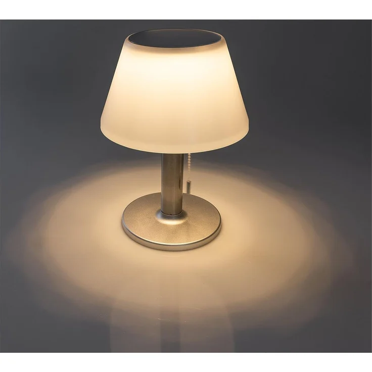 Solar LED Akku-TischleuchteØxH 28x20cm, 100/50lm, 20lm, IP44 – Bild 8